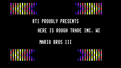 Super Mario Bros III Title Screen